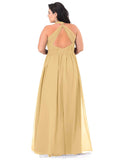 Mabel A-Line/Princess Scoop Knee Length Natural Waist Sleeveless Bridesmaid Dresses