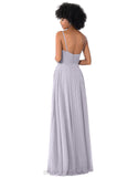 Whitney Floor Length A-Line/Princess Sleeveless Natural Waist V-Neck Bridesmaid Dresses