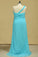 2024 Prom Dresses One Shoulder With Slit And Beads Chiffon