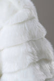 Elegant 3/4 Length Sleeve Faux Fur Wedding Wrap