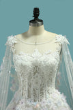 2024 Hot Selling Wedding Dresses Lace Up With Appliques And Sequins And Bow Knot Off The Shoulder