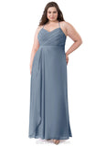 Geraldine A-Line/Princess Natural Waist Sweetheart Sleeveless Floor Length Bridesmaid Dresses