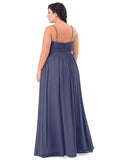 Gracelyn Natural Waist Scoop A-Line/Princess Sleeveless Floor Length Bridesmaid Dresses