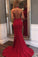 2024 Sexy Open Back Halter Ruched Bodice Evening Dresses Spandex Mermaid