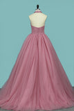 2024 Simple Style Prom Gown High Neck A-Line Sweep Train New Arrival