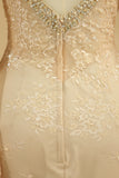 2024 Long Sleeves Straps Prom Dresses Mermaid With Beading Lace