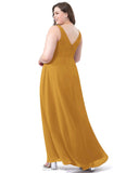 Anastasia Straps Sleeveless A-Line/Princess Knee Length Natural Waist Bridesmaid Dresses