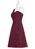 Lexi Natural Waist A-Line/Princess Floor Length V-Neck Short Sleeves Bridesmaid Dresses