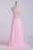 2024 Sexy Open Back Prom Dress Sweetheart A Line Floor Length Chiffon With Beads