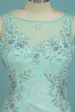 2024 Prom Dresses Mermaid Scoop With Applique And Beads Lace