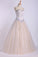 2024 Quinceanera Dresses Sweetheart Beaded Neckline And Waistline Ball Gown Floor-Length Tulle&Lace