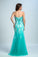 2024 Prom Dresses Strapless Mermaid With Beading And Applique