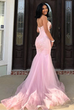 Sweetheart Mermaid/Trumpet Long Prom Dress With Appliques