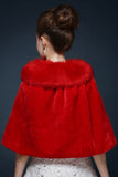 Wedding / Party / Evening / Casual Faux Fur Capelets Sleeveless Wedding Wraps