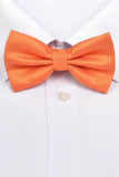 Fashion Polyester Bow Tie Orange