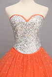2024 Bicolor Quinceanera Dresses Sweetheart Ball Gown Floor-Length Beaded Bodice
