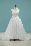2024 Wedding Dresses Ball Gown Off The Shoulder Tulle With Applique