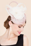 Ladies' Glamourous Cambric With Flower Fascinators