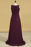 2024 New Arrival Straps Sheath Chiffon Mother Of The Bride Dresses With Jacket