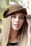 Ladies' Beautiful Autumn/Winter Wool With Bowler /Cloche Hat