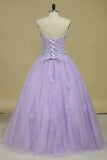 2024 Quinceanera Dresses Sweetheart Tulle With Beads And Jacket