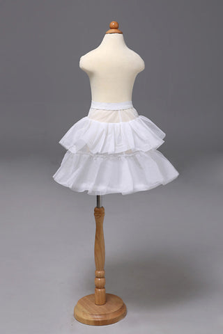 Children Polyester Short Length 2 Tiers Petticoats  #4