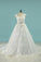 2024 Tulle Scalloped Neck A Line Wedding Dresses With Ruffles And Beads