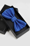 Fashion Polyester Bow Tie Dark Royal Blue