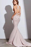 2024 Sexy Mermaid Prom Dresses Halter Spandex Lace Up Open Back