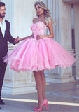 Pink Homecoming Dresses Ashanti Short CD11733