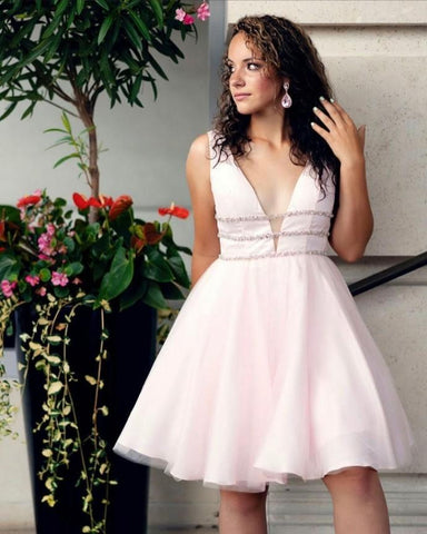 New Arrival V-Neck Homecoming Dresses Susan A-Line Cheap CD22371