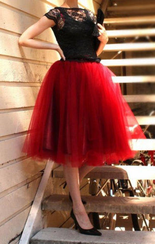 Red Party Dress Tulle Dresses New Arrival Homecoming Dresses Aryanna Formal CD3736