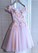 Tulle Sequins Short Evening Pink Cassandra Homecoming Dresses Dress CD4718