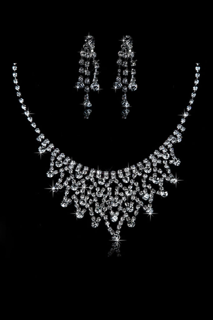 Gorgeous Alloy/Rhinestones Ladies' Jewelry Sets #Yu7890