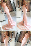 2024 New Arrival Sexy High Neck Spandex Prom Dresses Mermaid Covered Button