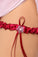 Charming Satin With Ribbons Flower Wedding Garters
