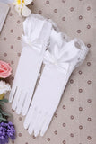 2024 Beautidul Tulle Wrist Lengh Bridal Gloves #ST0103