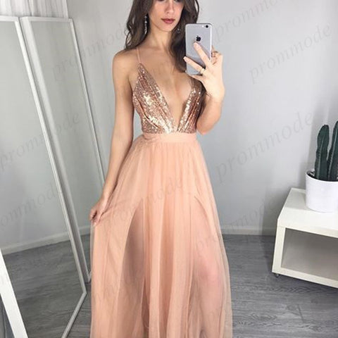 Sexy Charming Long Prom Dress Sleeveless Prom Dress Long Evening Dress Prom Dresses