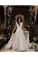 Sleeveless V-Neck & Rose Embroidery Full A-Line Wedding Dress