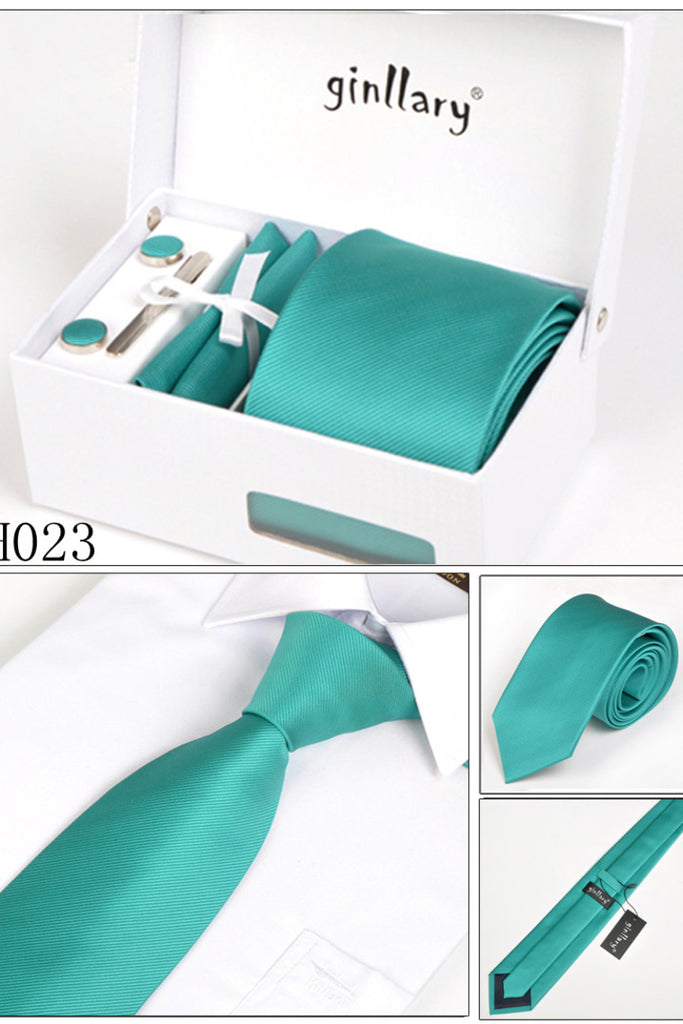 Hunter Tie Set Cuff Links 4 Pieces Many Colors #H023