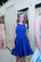 Royal Blue Short Prom Dress, Homecoming Dress For Graduation Party