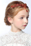 Flower Girl'S Headpiece - Wedding / Special Occasion / Outdoor Headbands Red
