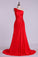 2024 One Shoulder Pleated And Fitted Bodice Prom Dress Pick Up Shirred Skirt Court Train