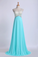 2024 One Shoulder Prom Dresses A Line With Beading Tulle And Chiffon Sweep Train