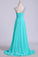 2024 Prom Dress One Shoulder Ruffled Bodice With Rhinestone Beaded Strap