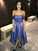 A-Line/Princess Sleeveless Off-The-Shoulder Ankle-Length Marin Homecoming Dresses Satin Dresses