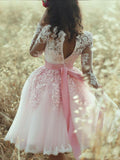 A-Line/Princess Sleeveless Sweetheart Tulle Short/Mini Lace Savannah Homecoming Dresses Dresses