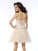A-Line/Princess Sweetheart Ruffles Sleeveless Cocktail Homecoming Dresses Harriet Satin Short Dresses